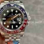 Clean Factory Rolex GMT-Master II 126710BLRO-0001 40mm Full 904L Black Dial Jubilee Super Clone