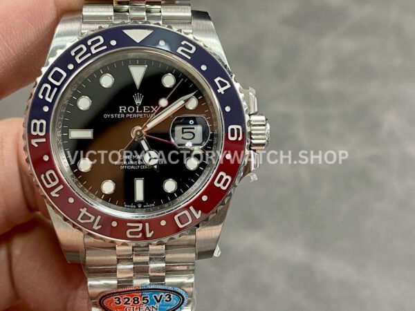 Clean Factory Rolex GMT-Master II 126710BLRO-0001 40mm Full 904L Black Dial Jubilee Super Clone