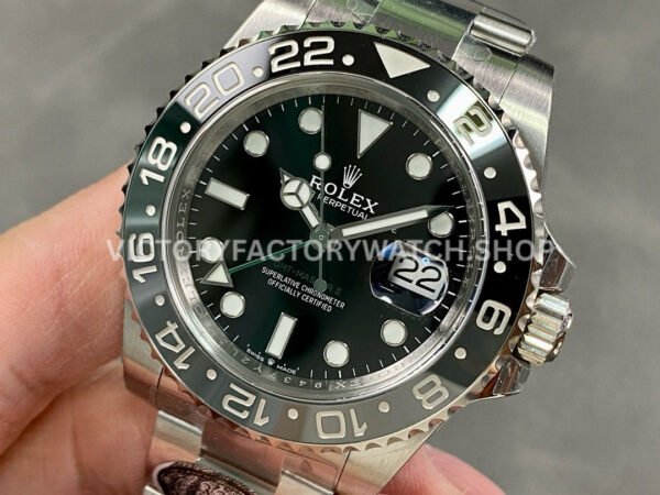 Clean Factory Rolex GMT-Master II 126710GRNR-0004 40mm Full 904L Black Dial