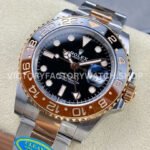 Clean Factory Rolex GMT-Master II 126711CHNR-0002 40mm Half Rose Gold Black Dial (1) Clean Factory Rolex GMT-Master II 126711CHNR-0002 40mm Half Rose Gold Black Dial