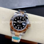 Clean Factory Rolex GMT-Master II 126711CHNR-0002 40mm Half Rose Gold Black Dial (2) Clean Factory Rolex GMT-Master II 126711CHNR-0002 40mm Half Rose Gold Black Dial