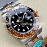 Clean Factory Rolex GMT-Master II 126711CHNR-0002 40mm Half Rose Gold Black Dial (6) Clean Factory Rolex GMT-Master II 126711CHNR-0002 40mm Half Rose Gold Black Dial