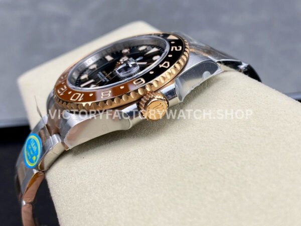 Clean Factory Rolex GMT-Master II 126711CHNR-0002 40mm Half Rose Gold Black Dial (7) Clean Factory Rolex GMT-Master II 126711CHNR-0002 40mm Half Rose Gold Black Dial