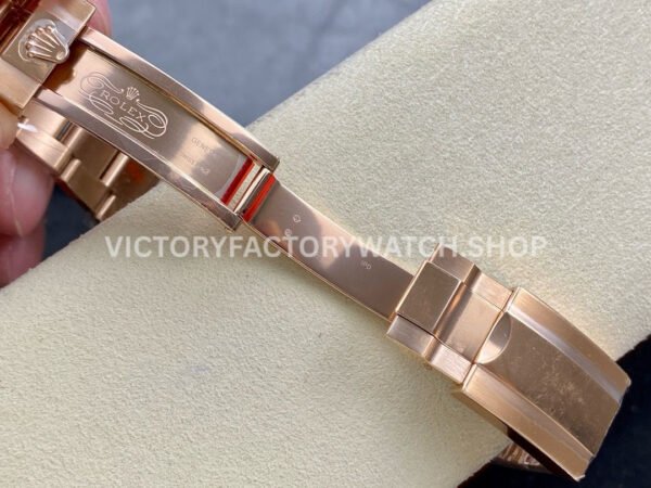 Clean Factory Rolex GMT-Master II 126715CHNR-0001 40mm Full Rose Gold Black Dial