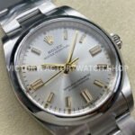 Clean Factory Rolex Oyster Perpetual 124300-0001 41mm Full 904L Silver Dial