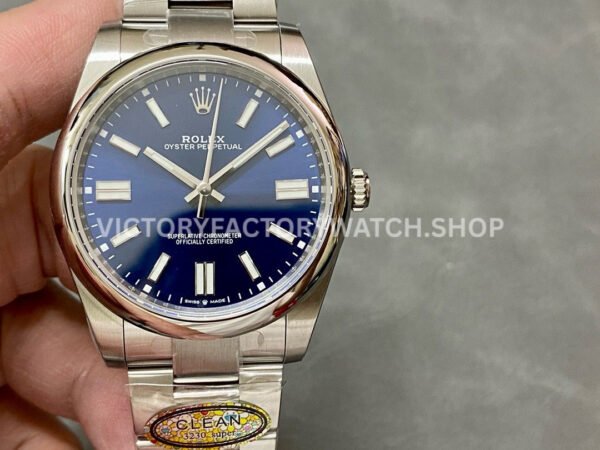 Clean Factory Rolex Oyster Perpetual 124300-0003 41mm Full 904L Blue Dial Super clone