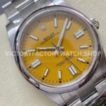 Clean Factory Rolex Oyster Perpetual 124300-0004 41mm Full 904L Yellow Dial (4) Clean Factory Rolex Oyster Perpetual 124300-0004 41mm Full 904L Yellow Dial