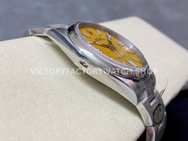 Clean Factory Rolex Oyster Perpetual 124300-0004 41mm Full 904L Yellow Dial (5) Clean Factory Rolex Oyster Perpetual 124300-0004 41mm Full 904L Yellow Dial