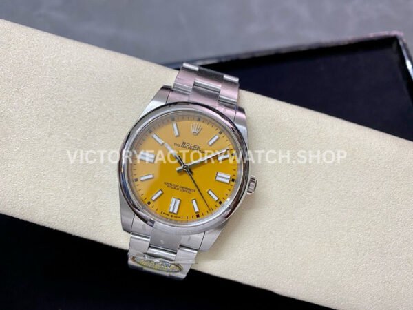 Clean Factory Rolex Oyster Perpetual 124300-0004 41mm Full 904L Yellow Dial (9) Clean Factory Rolex Oyster Perpetual 124300-0004 41mm Full 904L Yellow Dial