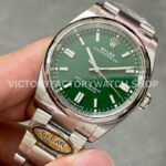 Clean Factory Rolex Oyster Perpetual 124300-0005 41mm Full 904L Green Dial (1) Clean Factory Rolex Oyster Perpetual 124300-0005 41mm Full 904L Green Dial