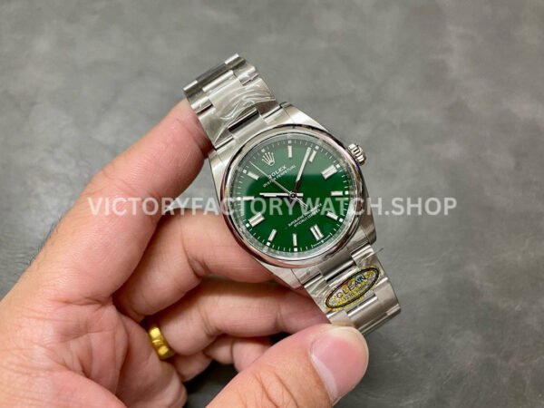 Clean Factory Rolex Oyster Perpetual 124300-0005 41mm Full 904L Green Dial (2) Clean Factory Rolex Oyster Perpetual 124300-0005 41mm Full 904L Green Dial
