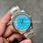 Clean Factory Rolex Oyster Perpetual 124300-0006 41mm Full 904L Sky Blue Dial (6) Clean Factory Rolex Oyster Perpetual 124300-0006 41mm Full 904L Sky Blue Dial