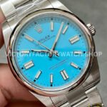 Clean Factory Rolex Oyster Perpetual 124300-0006 41mm Full 904L Sky Blue Dial (7) Clean Factory Rolex Oyster Perpetual 124300-0006 41mm Full 904L Sky Blue Dial