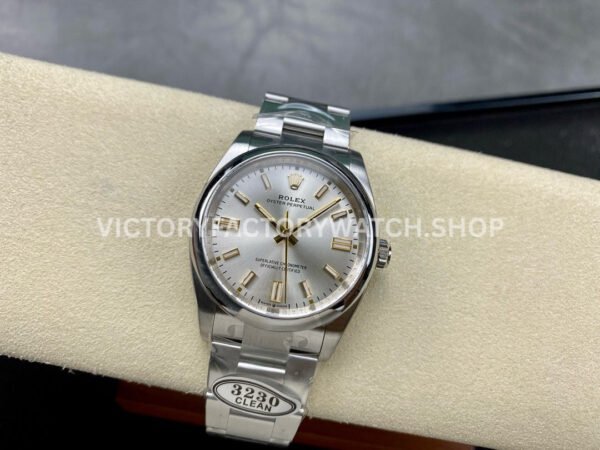 Clean Factory Rolex Oyster Perpetual 126000-0001 36mm Full 904L Silver Dial