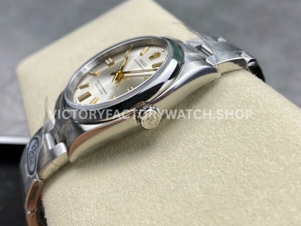 Clean Factory Rolex Oyster Perpetual 126000-0001 36mm Full 904L Silver Dial