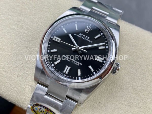 Clean Factory Rolex Oyster Perpetual 126000-0002 36mm Full 904L Black