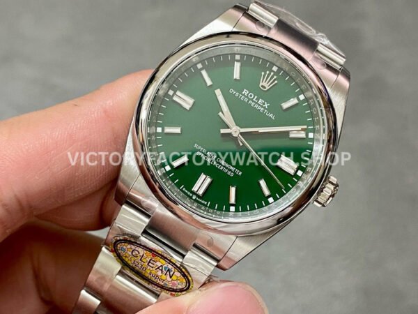 Clean Factory Rolex Oyster Perpetual 126000-0005 36mm Full 904L Green Dial (3) Clean Factory Rolex Oyster Perpetual 126000-0005 36mm Full 904L Green Dial