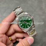 Clean Factory Rolex Oyster Perpetual 126000-0005 36mm Full 904L Green Dial (4) Clean Factory Rolex Oyster Perpetual 126000-0005 36mm Full 904L Green Dial