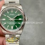 Clean Factory Rolex Oyster Perpetual 126000-0005 36mm Full 904L Green Dial (5) oyster perpetual 126000 green dial clean replica