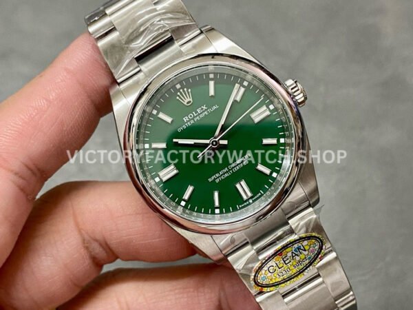 Clean Factory Rolex Oyster Perpetual 126000-0005 36mm Full 904L Green Dial (7) Clean Factory Rolex Oyster Perpetual 126000-0005 36mm Full 904L Green Dial