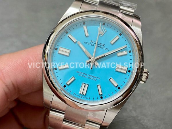 Clean Factory Rolex Oyster Perpetual 126000-0006 36mm Full 904L Sky Blue Dial (7) Clean Factory Rolex Oyster Perpetual 126000-0006 36mm Full 904L Sky Blue Dial