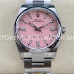Clean Factory Rolex Oyster Perpetual 126000-0008 36mm Full 904L Pink Dial (4) oyster perpetual 126000 pink dial clean replica watch