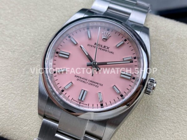 Clean Factory Rolex Oyster Perpetual 126000-0008 36mm Full 904L Pink Dial (9) Clean Factory Rolex Oyster Perpetual 126000-0008 36mm Full 904L Pink Dial
