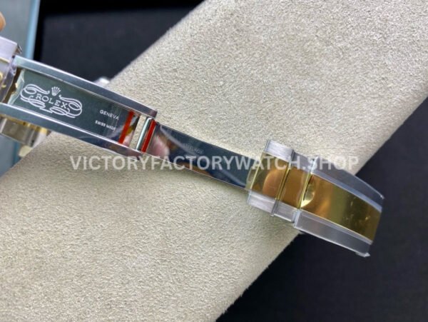 Clean Factory Rolex Submariner 116613LB 40mm Half Yellow Gold Blue Dial