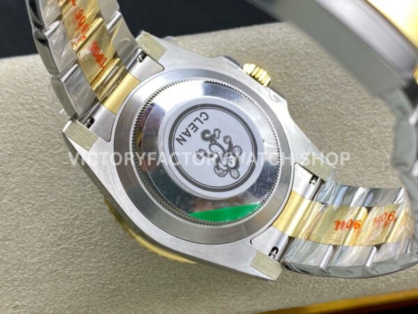 Clean Factory Rolex Submariner 116613LB 40mm Half Yellow Gold Blue Dial