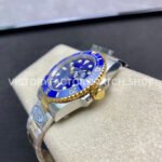 Clean Factory Rolex Submariner 116613LB 40mm Half Yellow Gold Blue Dial