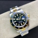 Clean Factory Rolex Submariner 116613LN 40mm Half Yellow Gold Black Dial
