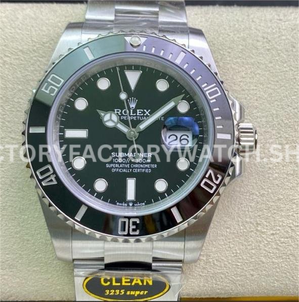 Clean Factory Rolex Submariner 126610LN 41mm Full 904L Black Dial Super Clone
