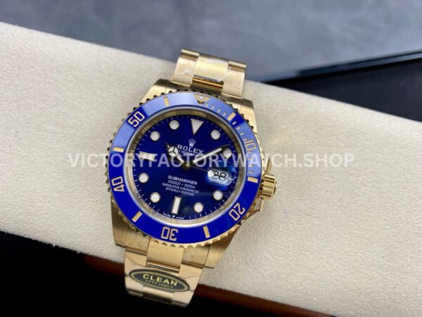 Clean Factory Rolex Submariner 126618LB-0002 41mm Full Yellow Gold Blue Dial