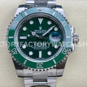 Clean Factory Rolex Submeriner Hulk 116610LV 40mm Full 904L Green Dial Super Clone