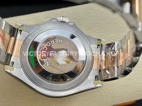 Clean Factory Rolex Yacht-Master 126621-0001 40mm Half Rose Gold Brown Dial (4) Clean Factory Rolex Yacht-Master 126621-0001 40mm Half Rose Gold Brown Dial