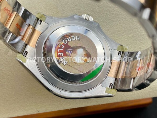 Clean Factory Rolex Yacht-Master 126621-0002 40mm Half Rose Gold Black Dial (2) Clean Factory Rolex Yacht-Master 126621-0002 40mm Half Rose Gold Black Dial