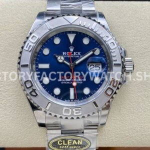 Clean Factory Rolex Yacht-Master 126622-0002 40mm Platinum Bezel Blue Dial Super clone