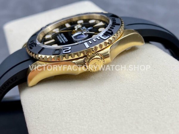 Clean Factory Rolex Yacht-Master 226658-0001 42mm Yellow Gold Oysterflex Black Dial (2) Clean Factory Rolex Yacht-Master 226658-0001 42mm Yellow Gold Oysterflex Black Dial