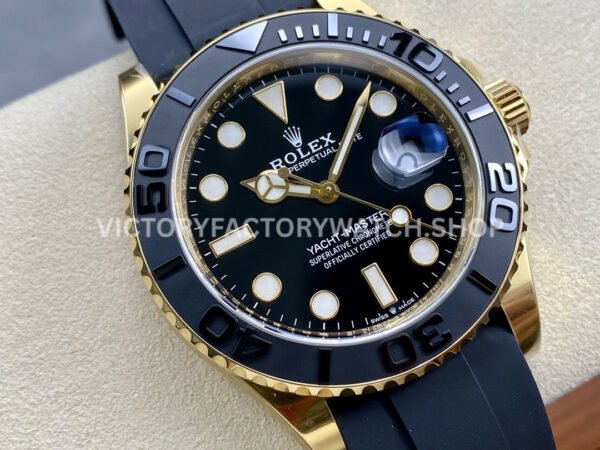 Clean Factory Rolex Yacht-Master 226658-0001 42mm Yellow Gold Oysterflex Black Dial (5) Clean Factory Rolex Yacht-Master 226658-0001 42mm Yellow Gold Oysterflex Black Dial