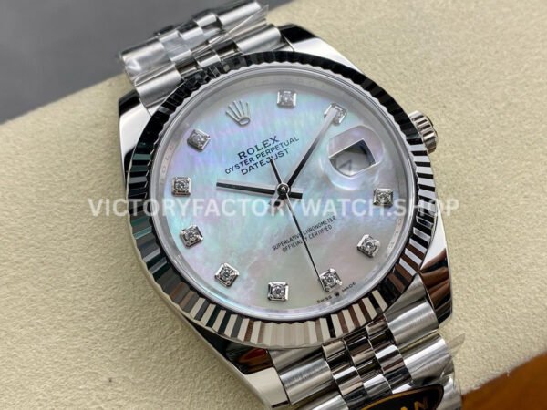 Clean factory Rolex Datejust 126334-0020 41mm Full 904L Diamond Mope Mother Of Pearl Dial Jubilee (1 (6) Clean factory Rolex Datejust 126334-0020 41mm Full 904L Diamond Mope Mother Of Pearl Dial Jubilee