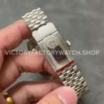 Clean factory Rolex Datejust 126334-0026 41mm Full 904L Roman Numerals Blue Dial Jubilee