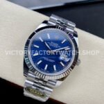 Clean factory Rolex Datejust 126334-0032 41mm Full 904L Fluted Motif Blue Dial Jubilee (8) Clean factory Rolex Datejust 126334-0032 41mm Full 904L Fluted Motif Blue Dial Jubilee