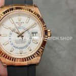 Rolex Sky-Dweller 336235 replica bezel detail