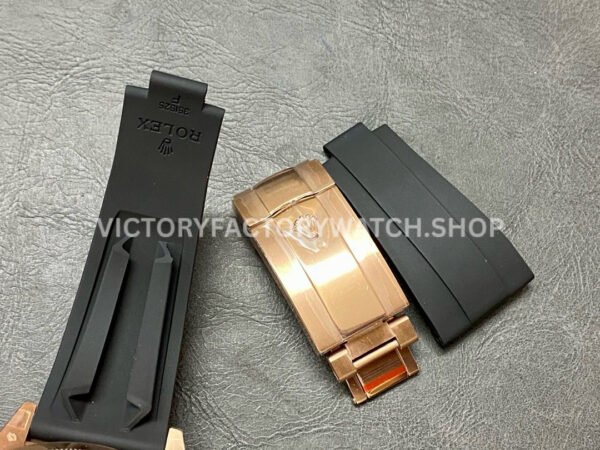 Noob Factory Rolex Sky-Dweller 336235-0004 42mm Rose Gold Oysterflex Grey Dial (7) Noob Factory Rolex Sky-Dweller 336235-0004 42mm Rose Gold Oysterflex Grey Dial