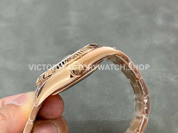 Noob Factory Rolex Sky-Dweller 336235 42mm Full Rose Gold Brown Dial