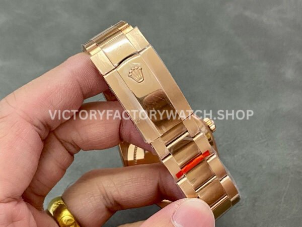 Noob Factory Rolex Sky-Dweller 336235 42mm Full Rose Gold Brown Dial