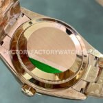 Noob Factory Rolex Sky-Dweller 336235 42mm Full Rose Gold Brown Dial