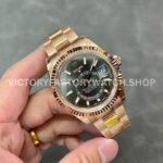 Noob Factory Rolex Sky-Dweller 336235 42mm Full Rose Gold Grey Dial (6) Noob Factory Rolex Sky-Dweller 336235 42mm Full Rose Gold Grey Dial