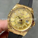 Noob Factory Rolex Sky-Dweller 336238-0001 42mm Yellow Gold Oysterflex Yellow Gold Dial (1) Noob Factory Rolex Sky-Dweller 336238-0001 42mm Yellow Gold Oysterflex Yellow Gold Dial