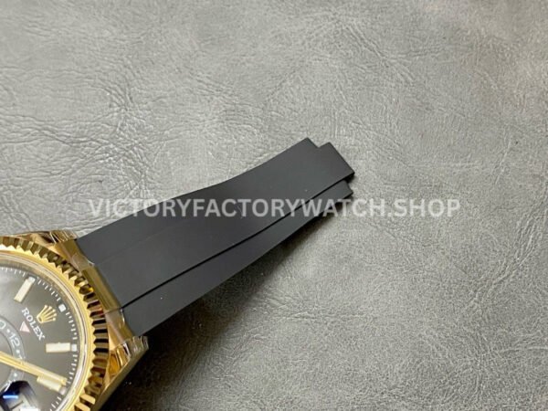 Noob Factory Rolex Sky-Dweller 336238-0002 42mm Yellow Gold Oysterflex Black Dial (3) Noob Factory Rolex Sky-Dweller 336238-0002 42mm Yellow Gold Oysterflex Black Dial